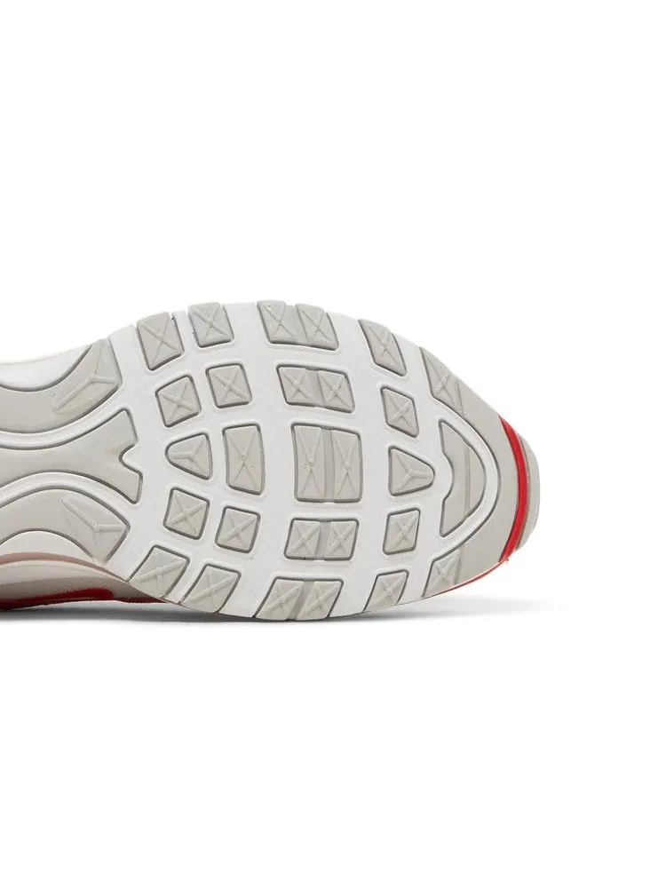 Кроссовки Nike Air Max 97 'White University Red' — изображение 6 из 9, белый/серый/красный