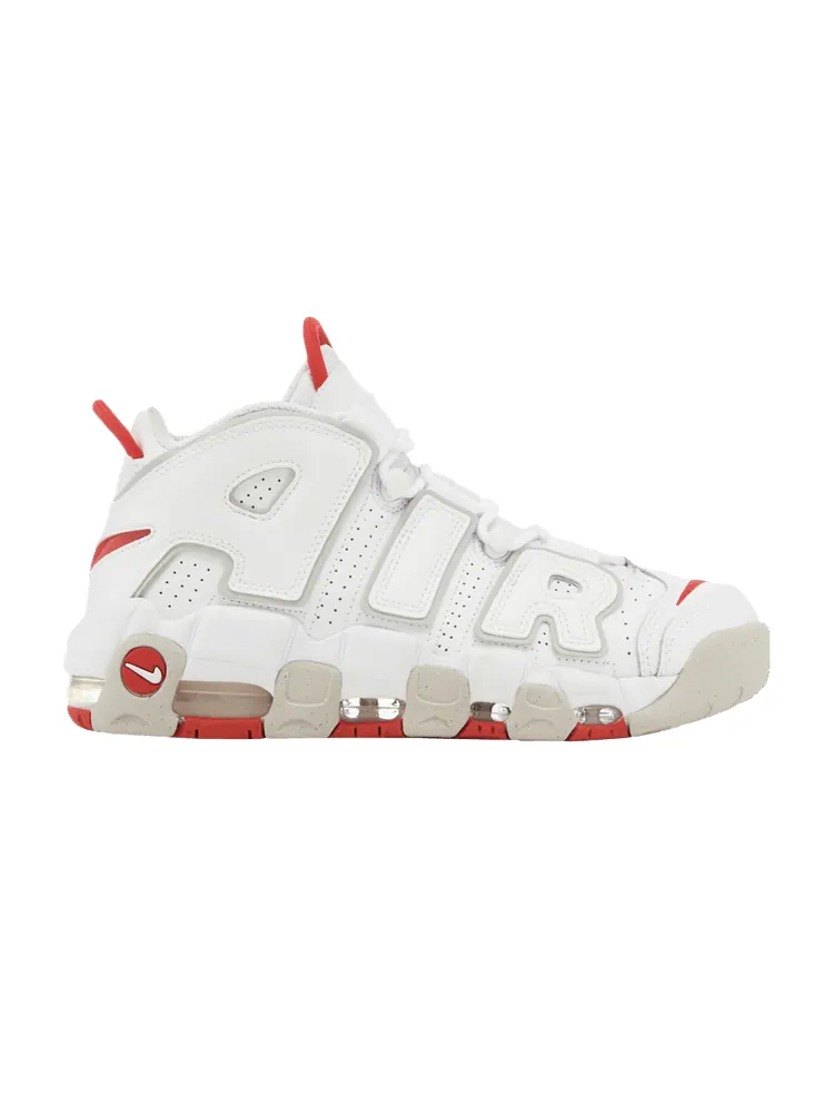Кроссовки Nike Air More Uptempo '96 'White Grey Red' — изображение 1 из 1, белый/красный/серый