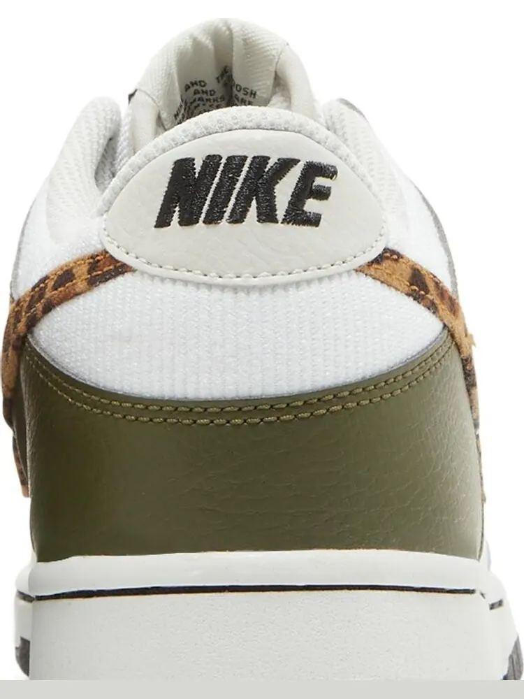 Кроссовки Nike Dunk Low GS 'Leopard' — изображение 7 из 8, белый