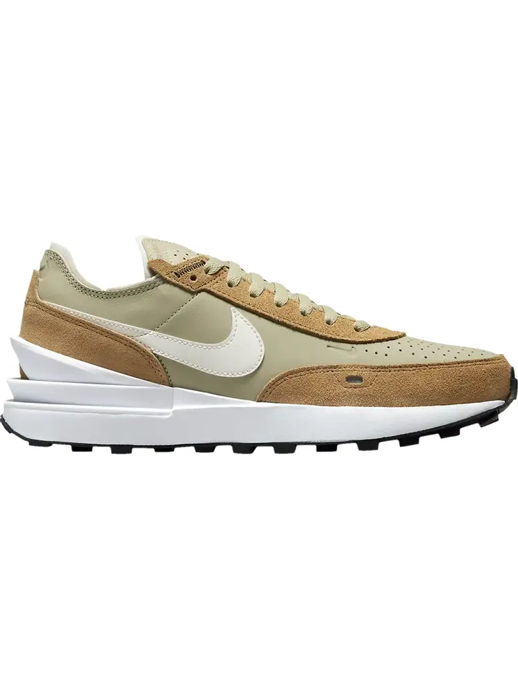 Кроссовки Nike Waffle One Leather 'Limestone Ale Brown' — изображение 1 из 1, зеленый