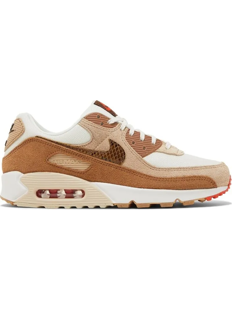 Кроссовки Wmns Air Max 90 AMD 'Brown Snakeskin' — изображение 1 из 4, коричневый
