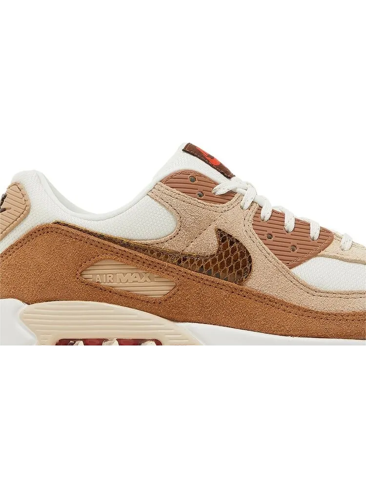 Кроссовки Wmns Air Max 90 AMD 'Brown Snakeskin' — изображение 2 из 4, коричневый