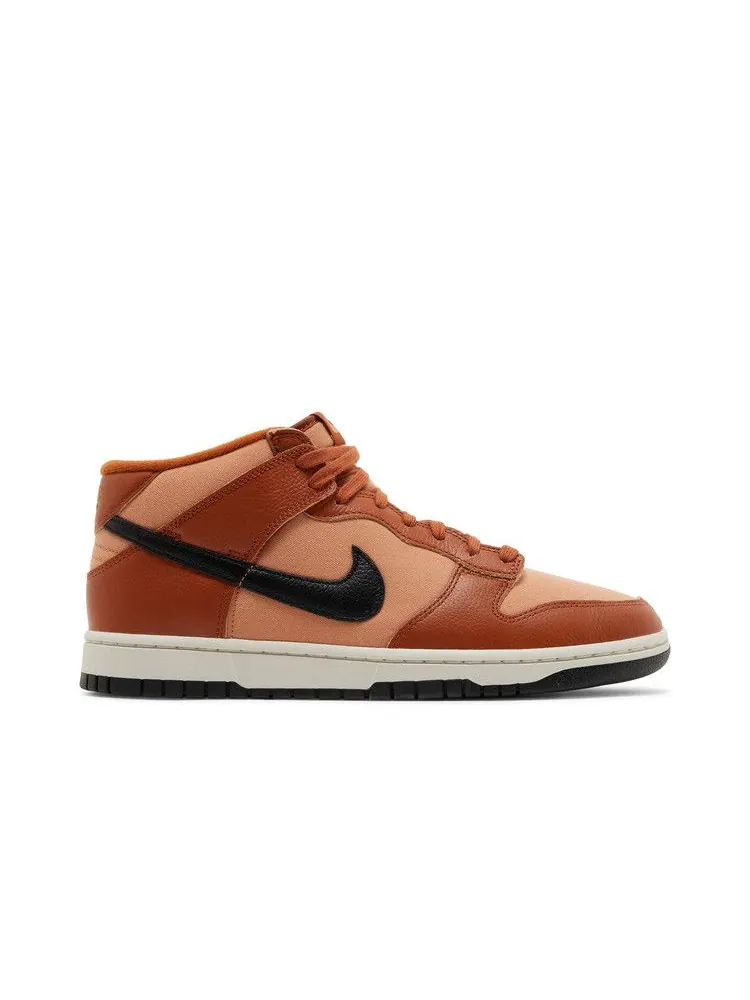 Кроссовки Nike Dunk Mid — изображение 1 из 8, коричневый