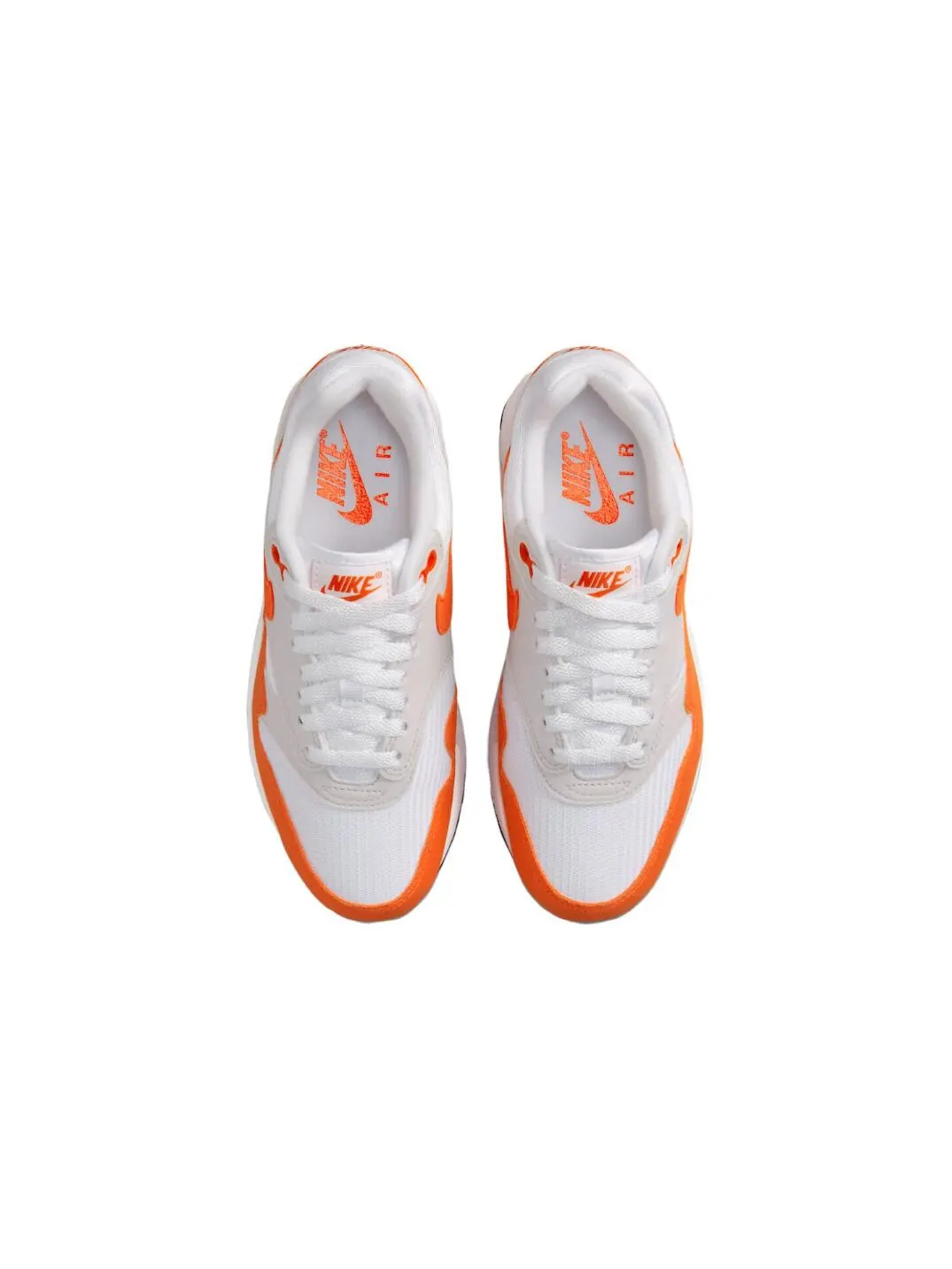 Кроссовки Nike Air Max 1 — изображение 5 из 7, белый/оранжевый