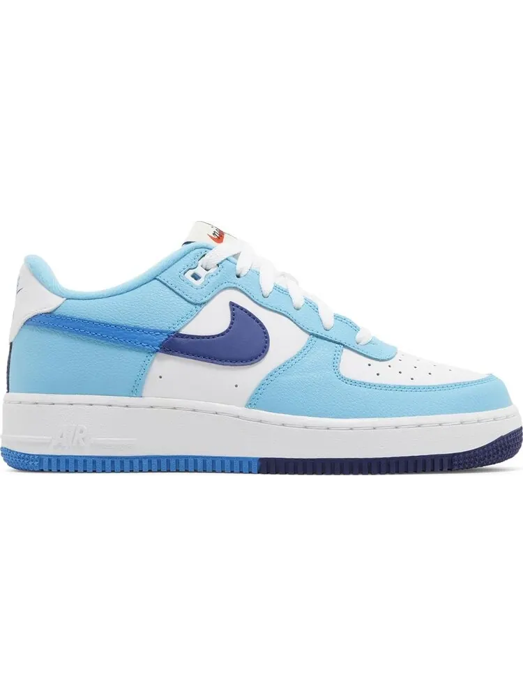 Кроссовки Air Force 1 LV8 2 GS 'Split - Light Photo Blue' — изображение 1 из 4, синий