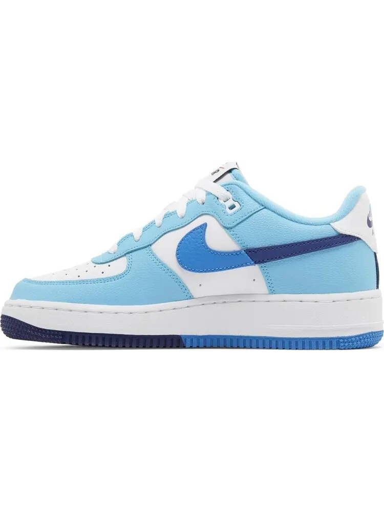 Кроссовки Air Force 1 LV8 2 GS 'Split - Light Photo Blue' — изображение 3 из 4, синий
