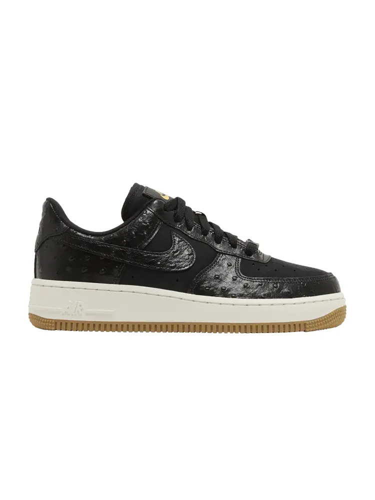 Кроссовки Nike Wmns Air Force 1 '07 LX 'Black Ostrich' — изображение 1 из 9