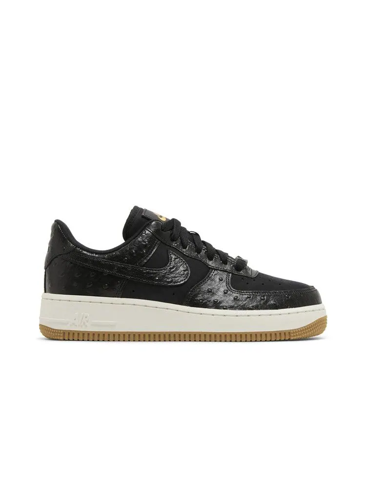 Кроссовки Nike Wmns Air Force 1 '07 LX 'Black Ostrich' — изображение 2 из 9