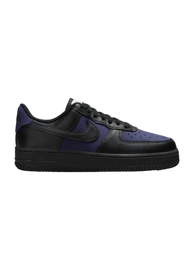 Кроссовки Nike Wmns Air Force 1 '07 LX 'Black Purple Ink' — изображение 1 из 1, черный/черный/фиолетовый