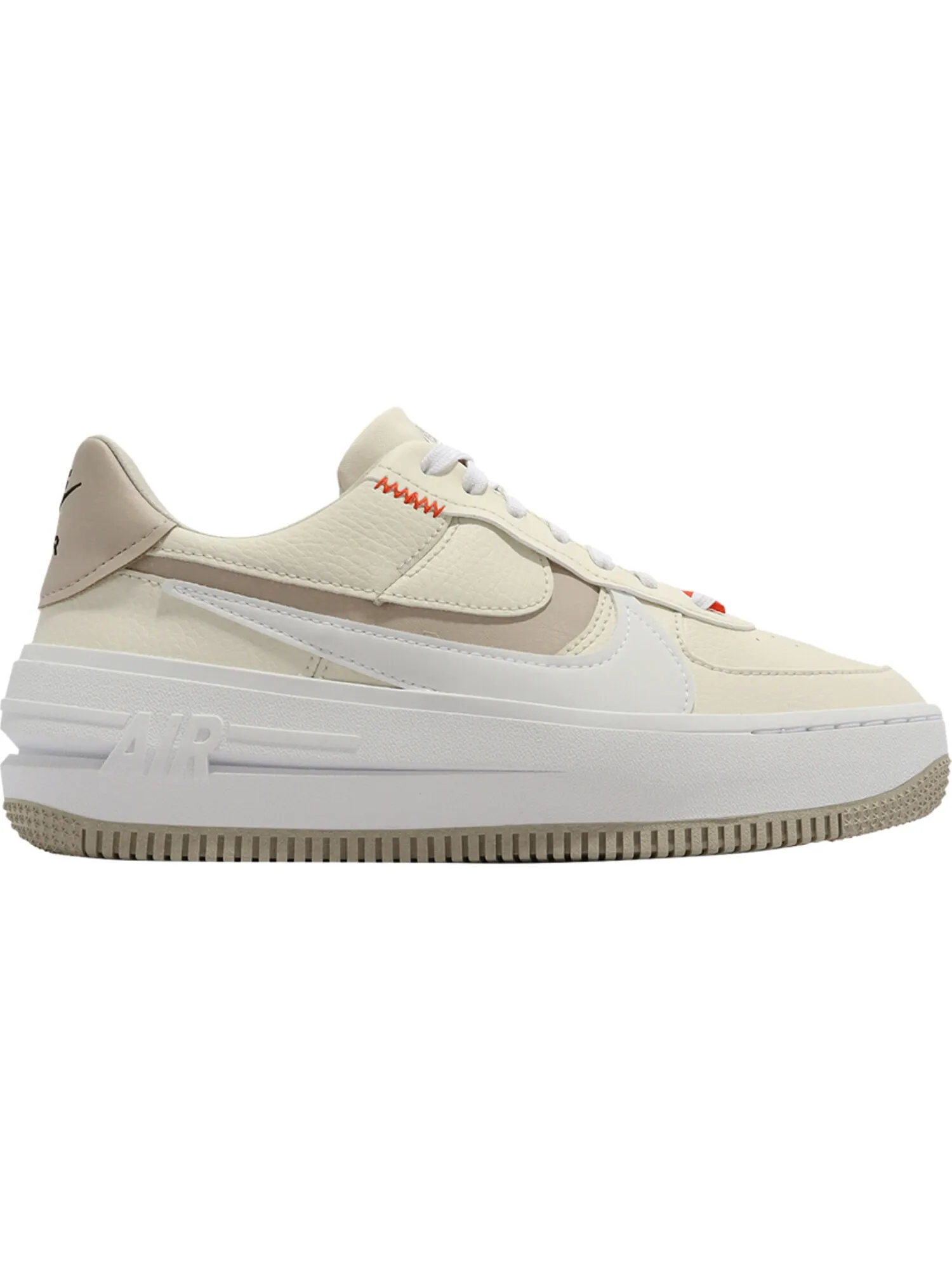 Кроссовки Nike Wmns Air Force 1 Platform — изображение 1 из 1, бежевый