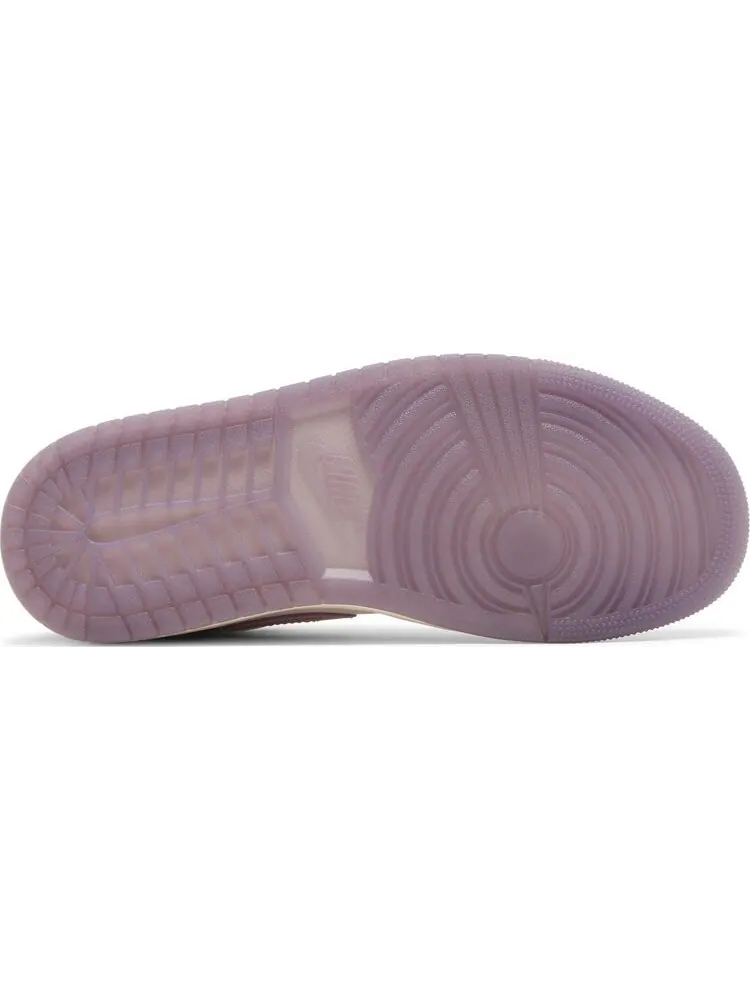 Кроссовки Wmns Air Jordan 1 Low Pastel Plum — изображение 4 из 8, фиолетовый