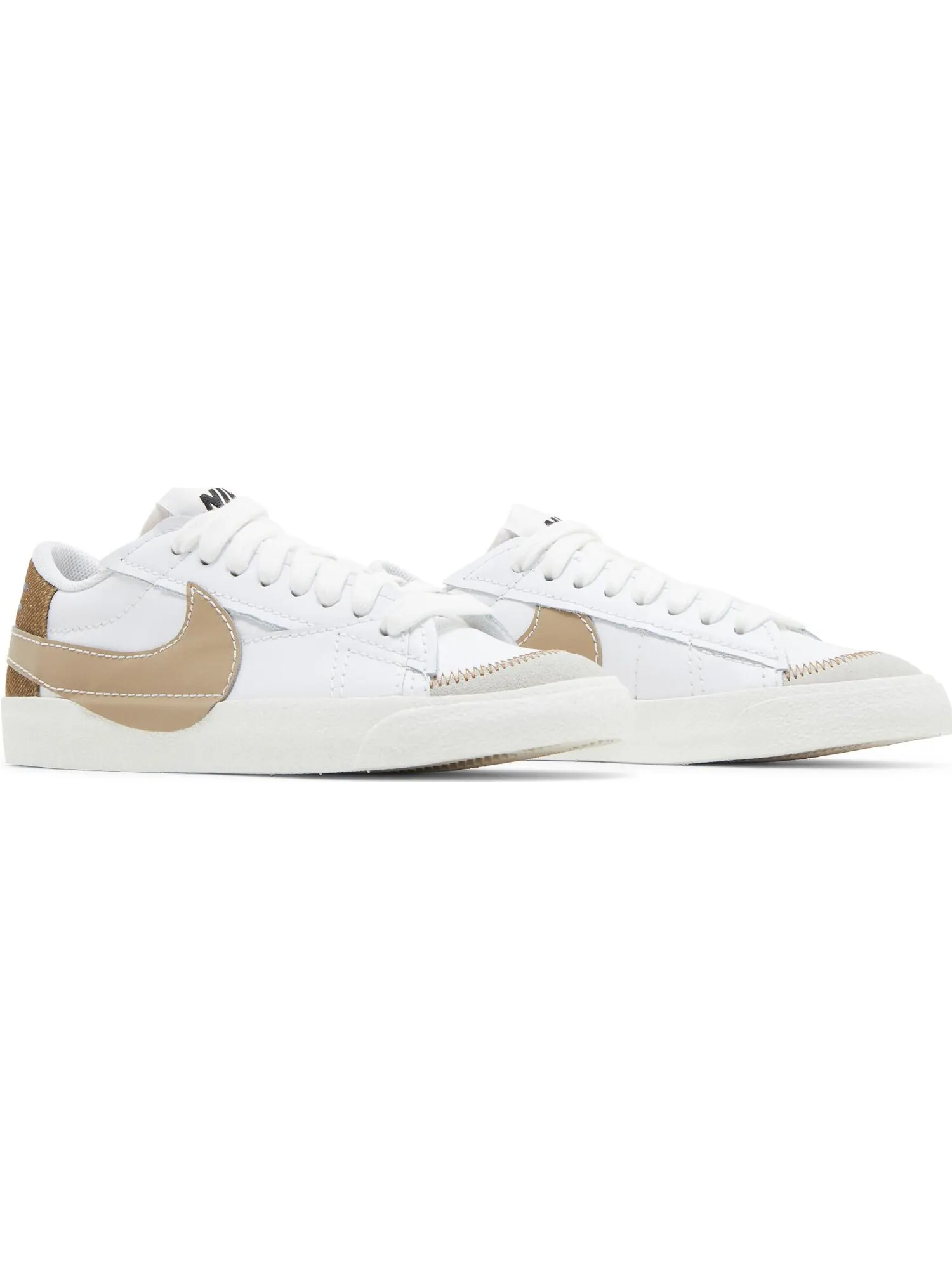 Кроссовки Nike Blazer Low — изображение 5 из 5, белый-коричневый