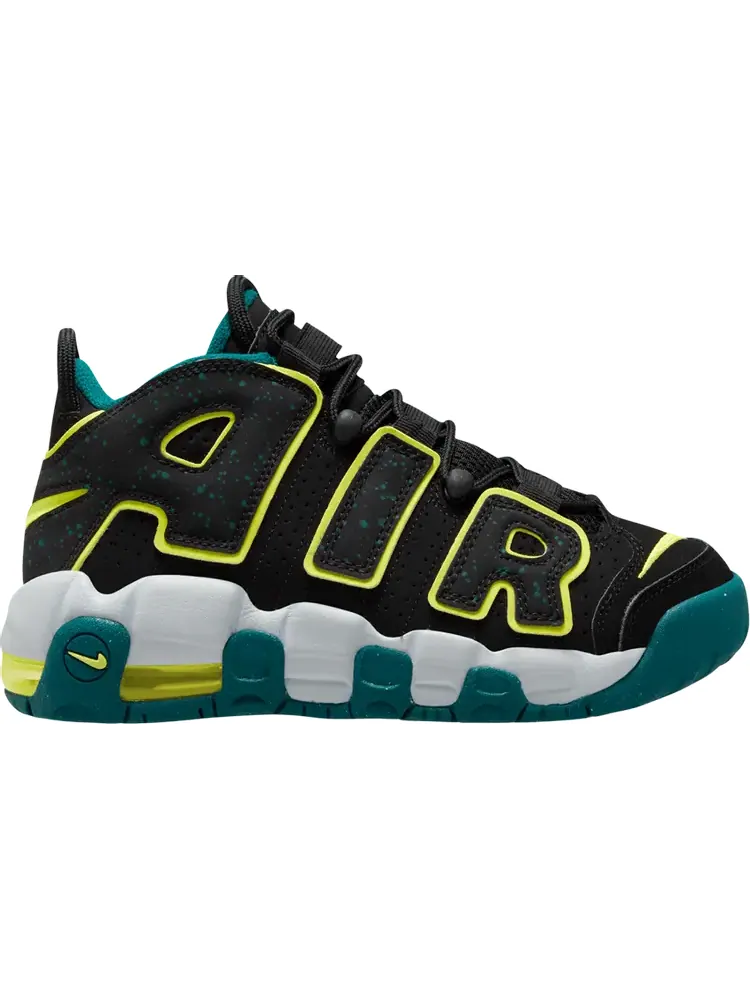 Кроссовки Air More Uptempo GS 'Black Geode Teal' — изображение 1 из 1, черный