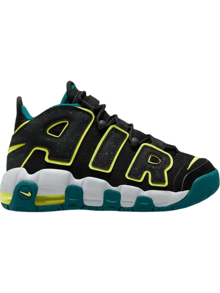 Кроссовки Air More Uptempo PS 'Black Geode Teal' — изображение 1 из 1, черный