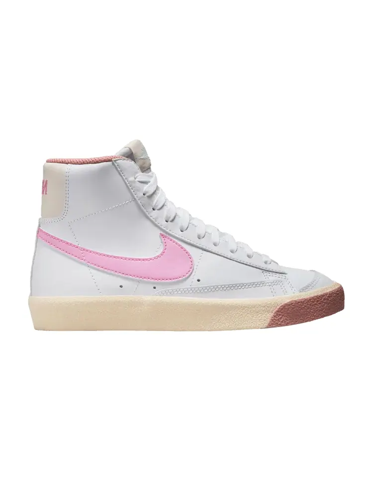 Кроссовки Nike Blazer Mid '77 GS 'White Pink Spell' — изображение 1 из 1, белый/розовый