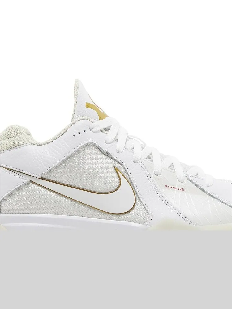 Кроссовки Nike Zoom KD 3 'White Metallic Gold' — изображение 2 из 4, белый