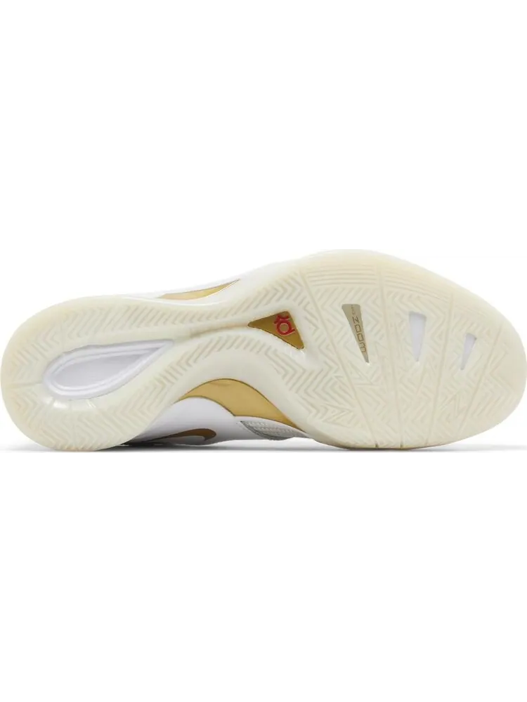 Кроссовки Nike Zoom KD 3 'White Metallic Gold' — изображение 4 из 4, белый