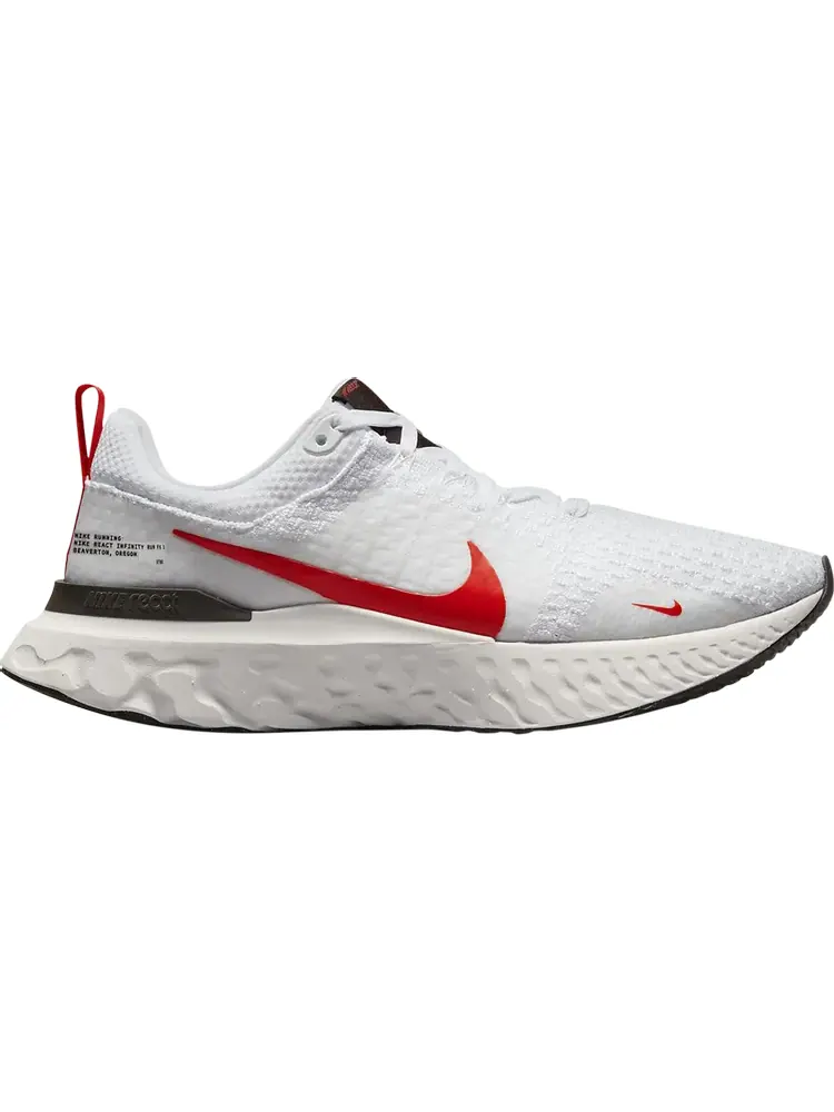 Кроссовки Nike React Infinity Run Flyknit 3 'White Light Crimson' — изображение 1 из 1, белый