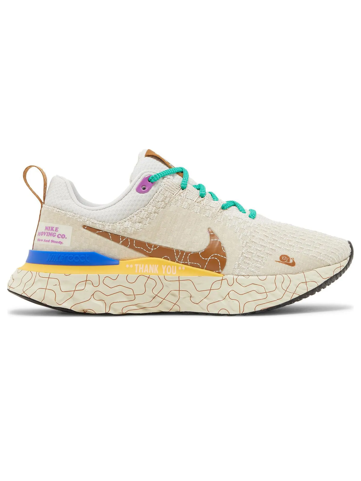 Кроссовки Nike React Infinity Run Flyknit 3 Premium 'Moving Company' — изображение 1 из 8, коричневый