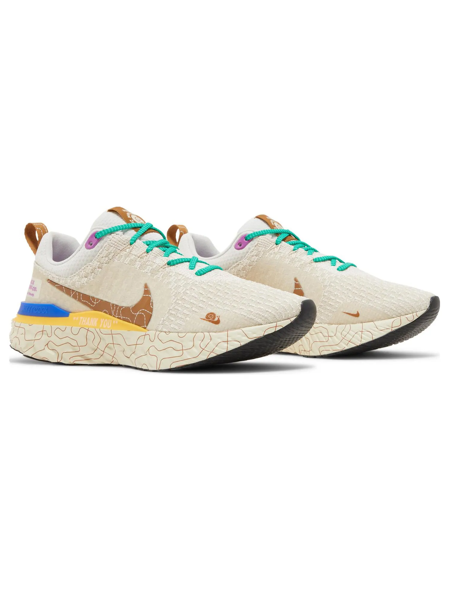 Кроссовки Nike React Infinity Run Flyknit 3 Premium 'Moving Company' — изображение 8 из 8, коричневый