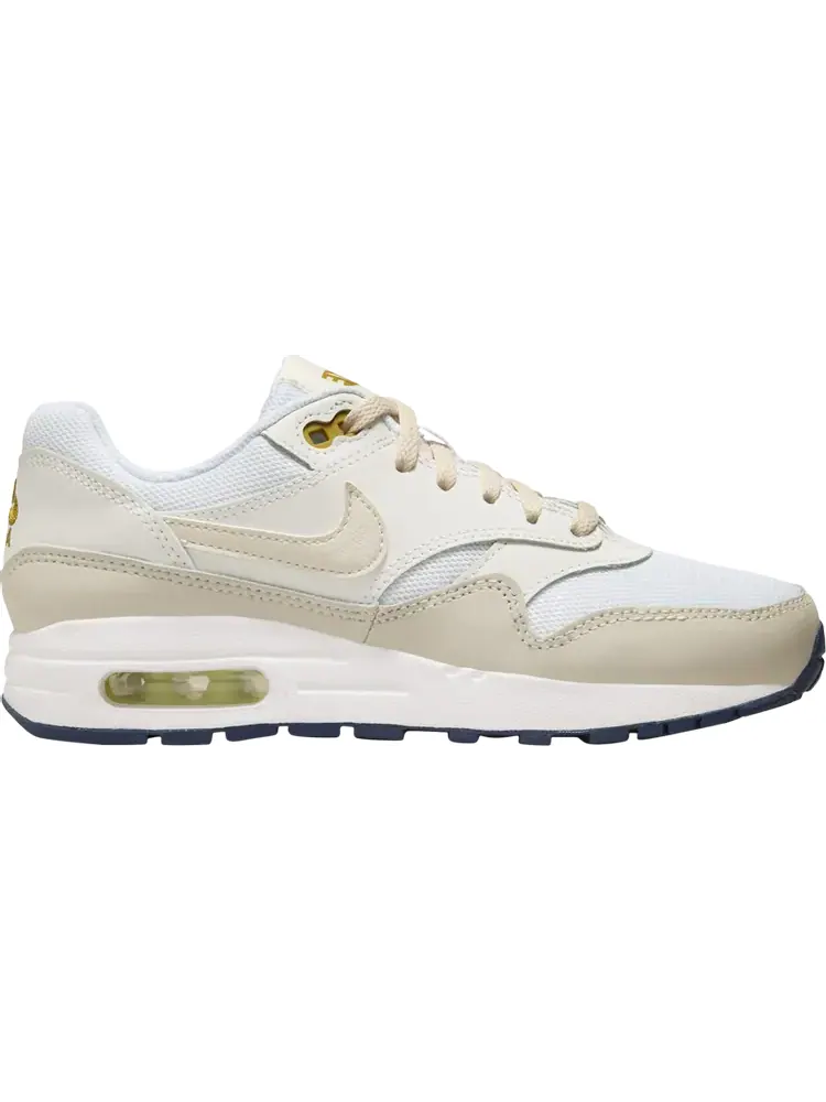 Кроссовки Air Max 1 GS 'White Bronzine' — изображение 1 из 1, белый