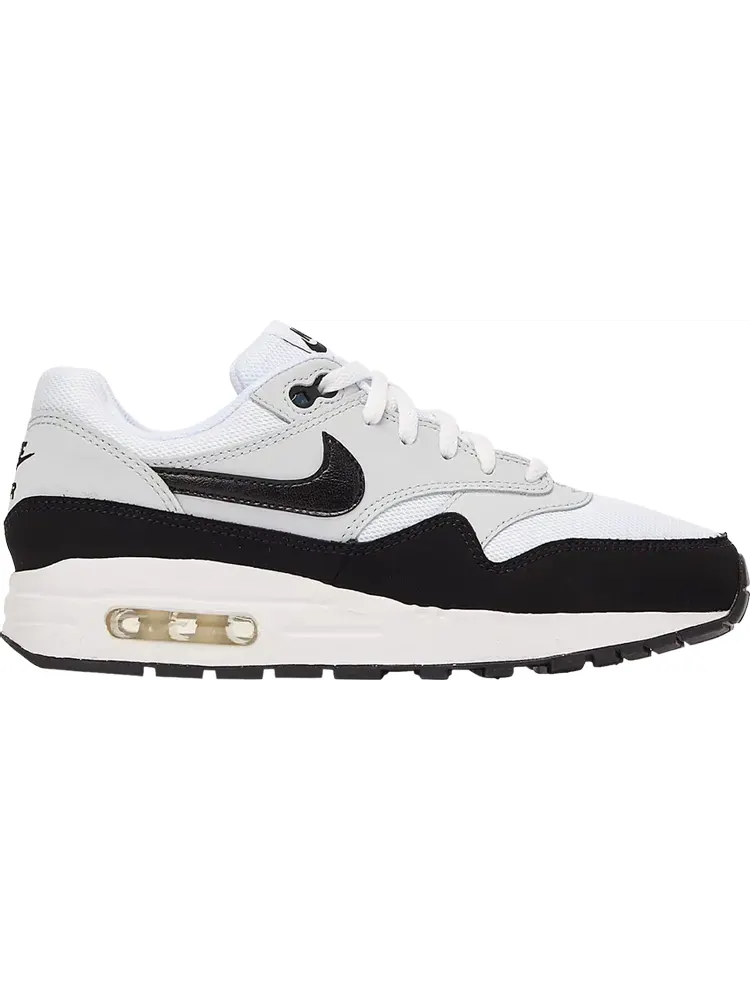 Кроссовки Air Max 1 GS 'White Black' — изображение 1 из 1, белый