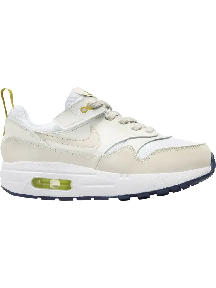Кроссовки Air Max 1 EasyOn PS 'White Light Orewood Brown' — изображение 1 из 1, белый