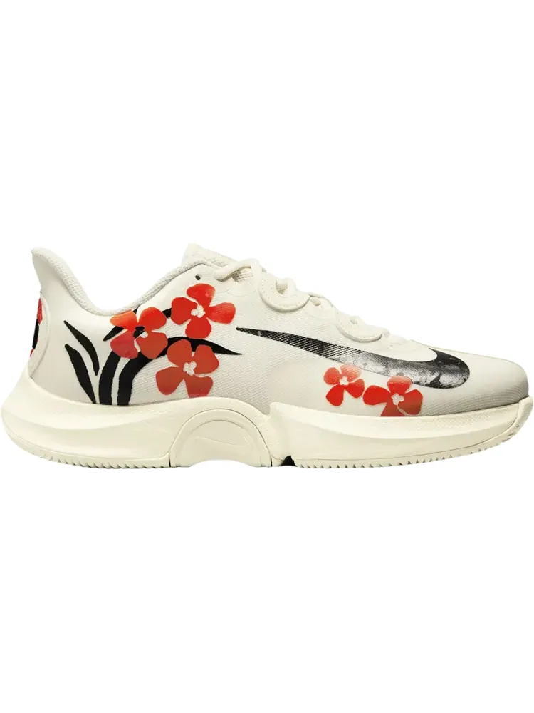 Кроссовки Naomi Osaka x Wmns NikeCourt Air Zoom GP Turbo HC 'Hibiscus Flowers' — изображение 1 из 1, бежевый