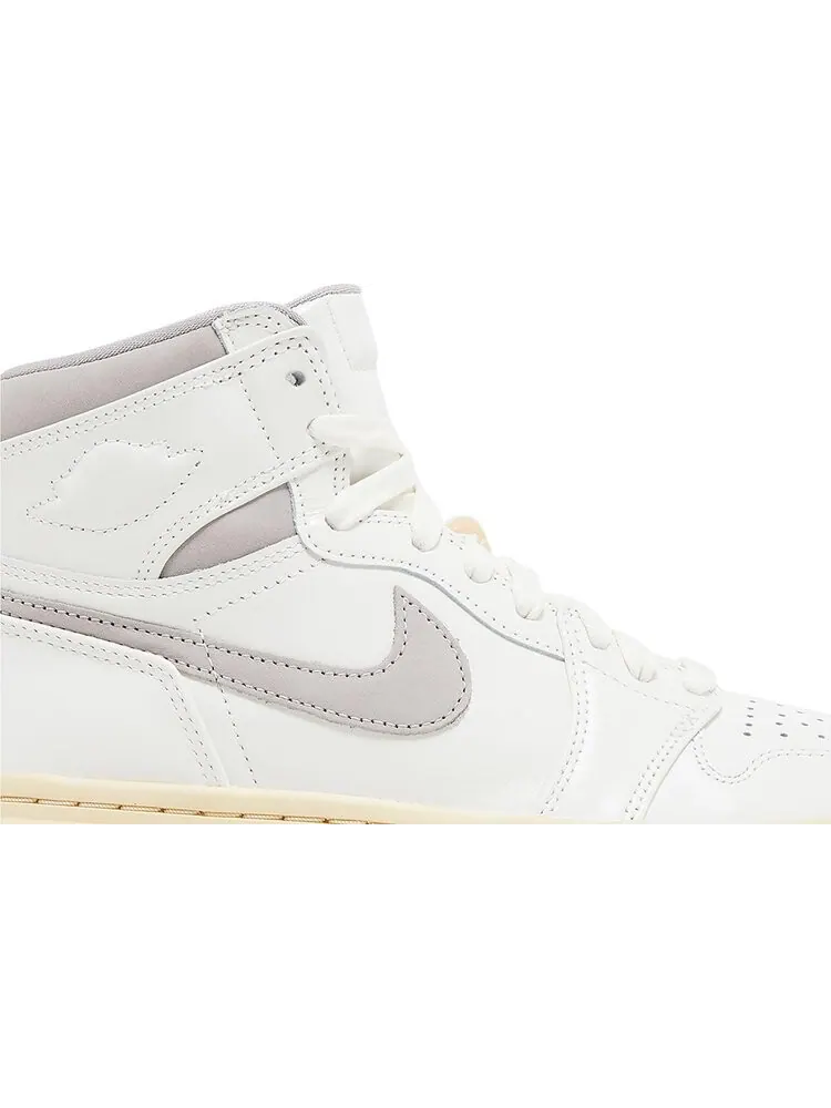 Кроссовки Wmns Air Jordan 1 Elevate High SE 'Sail College Grey' — изображение 2 из 4, бежевый
