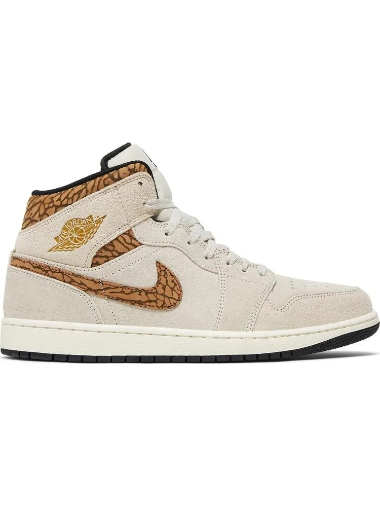 Кроссовки Air Jordan 1 Mid SE 'Brown Elephant' — изображение 1 из 4, коричневый