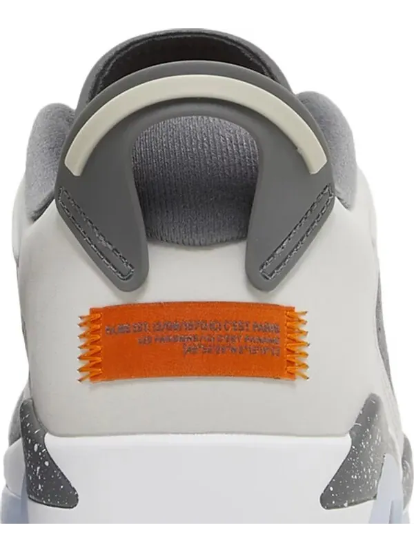 Кроссовки Paris Saint-Germain x Air Jordan 6 Retro Low — изображение 7 из 10, серый