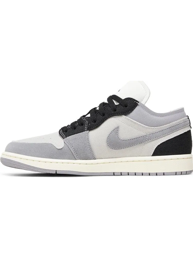 Кроссовки Air Jordan 1 Low SE Craft 'Inside Out - Cement Grey' — изображение 3 из 4, серый