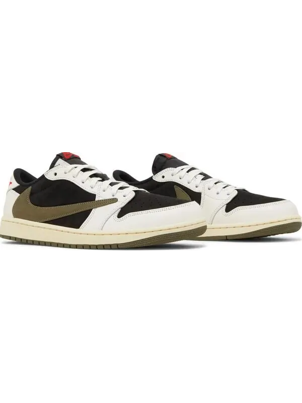 Кроссовки Travis Scott x Wmns Air Jordan 1 Retro Low OG — изображение 8 из 11, оливковый