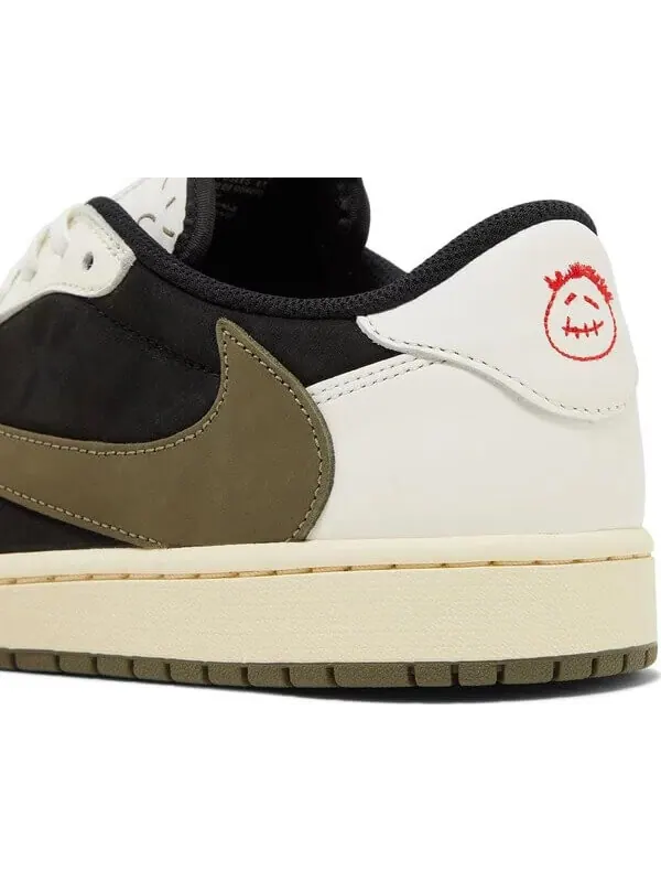 Кроссовки Travis Scott x Wmns Air Jordan 1 Retro Low OG — изображение 10 из 11, оливковый