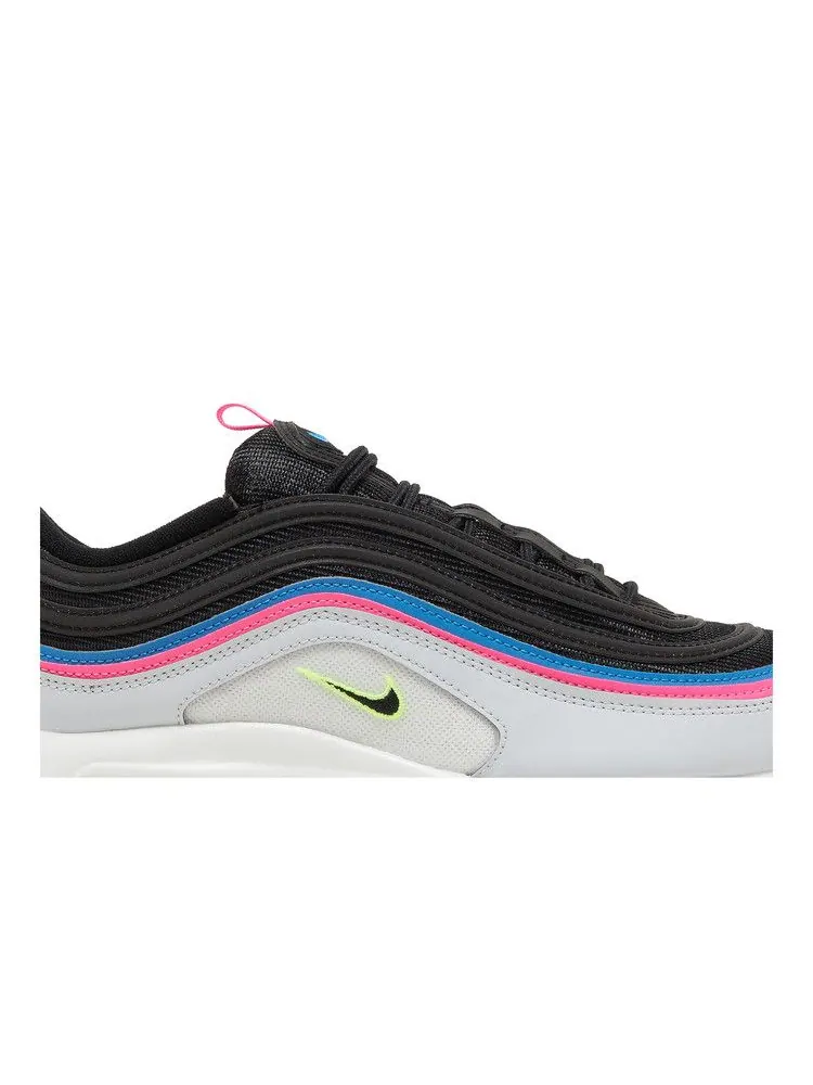 Кроссовки Nike Air Max 97 'Black Neon' — изображение 3 из 9, платиновый/синий/розовый