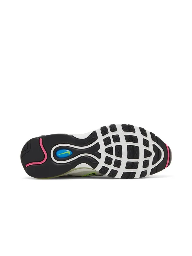 Кроссовки Nike Air Max 97 'Black Neon' — изображение 5 из 9, платиновый/синий/розовый