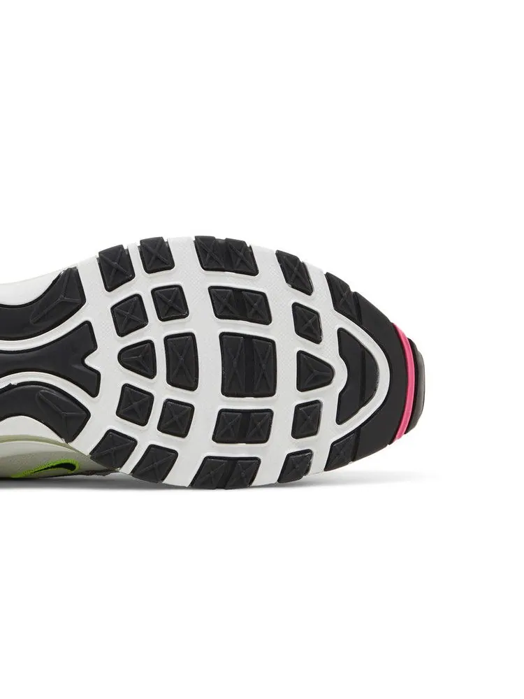 Кроссовки Nike Air Max 97 'Black Neon' — изображение 6 из 9, платиновый/синий/розовый