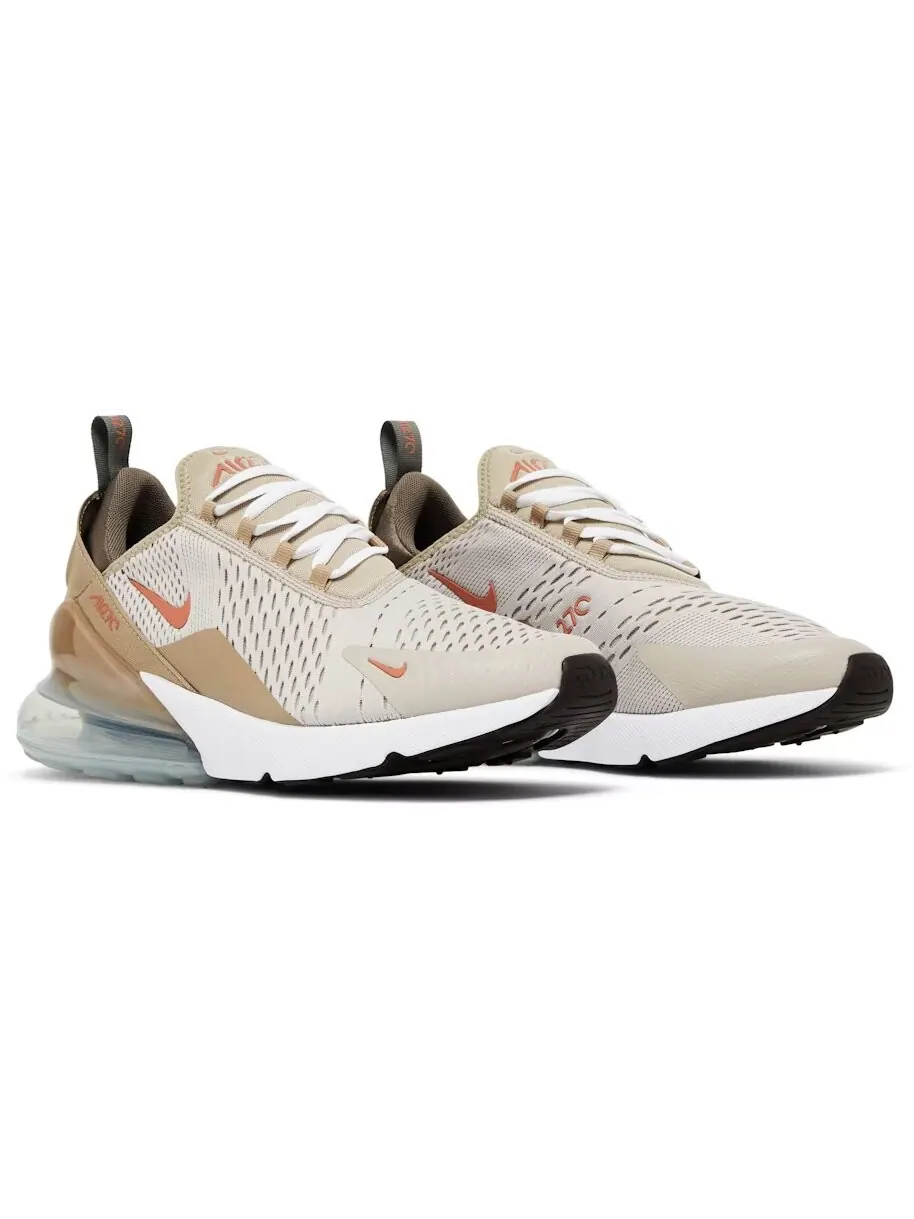Кроссовки Nike Air Max 270 'Cream' — изображение 2 из 5, бежевый