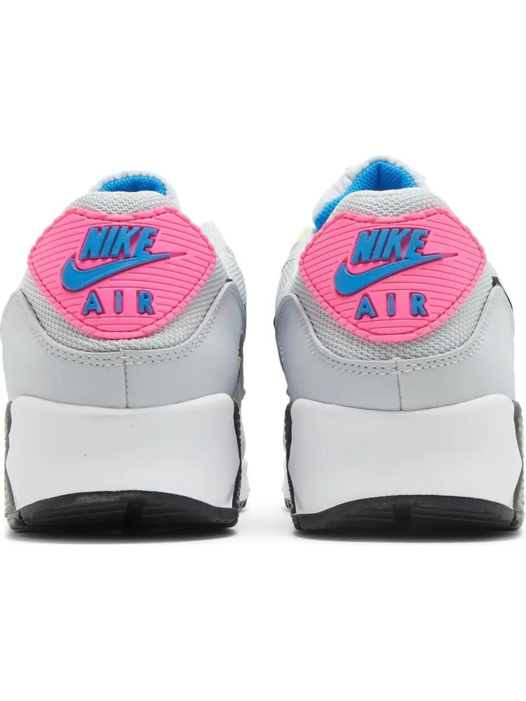 Кроссовки Nike Air Max 90 'Grey Neon' — изображение 6 из 8, серый