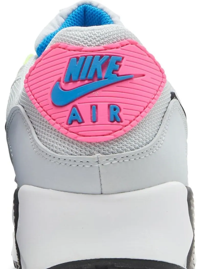Кроссовки Nike Air Max 90 'Grey Neon' — изображение 7 из 8, серый