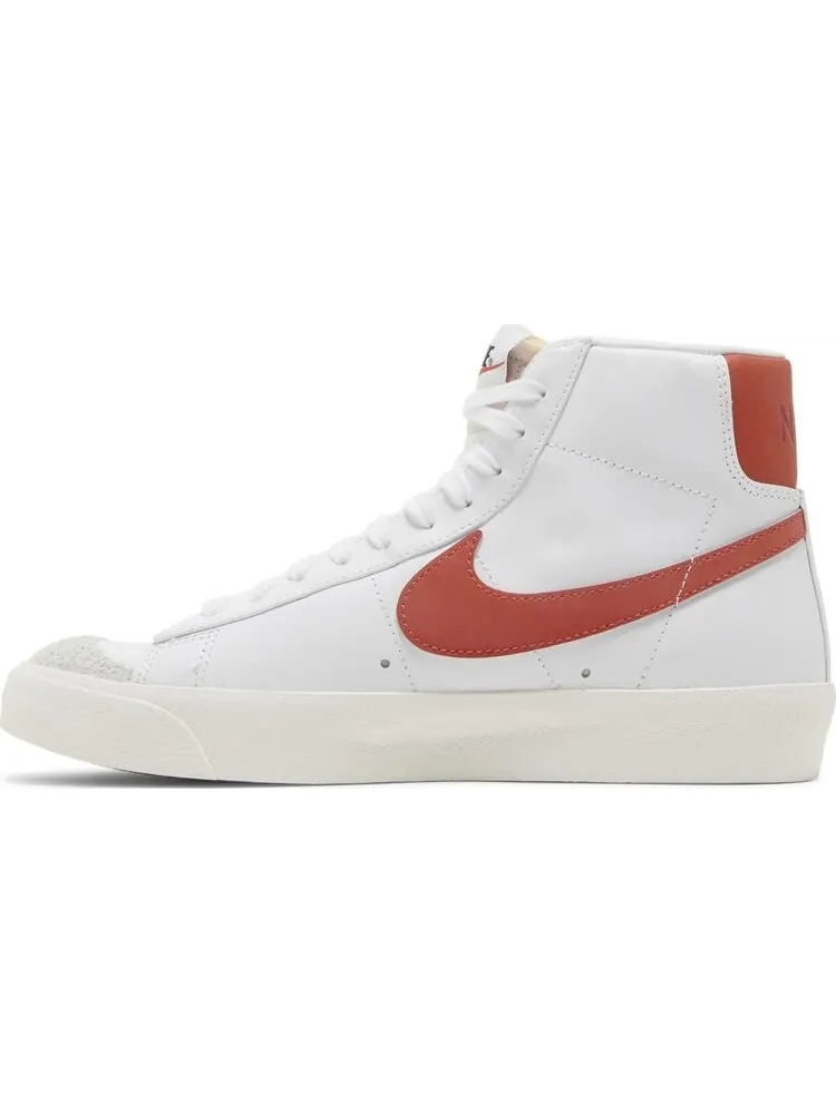 Кроссовки Nike Wmns Blazer Mid '77 'White Orange' — изображение 3 из 8, белый