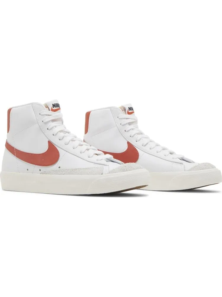 Кроссовки Nike Wmns Blazer Mid '77 'White Orange' — изображение 8 из 8, белый