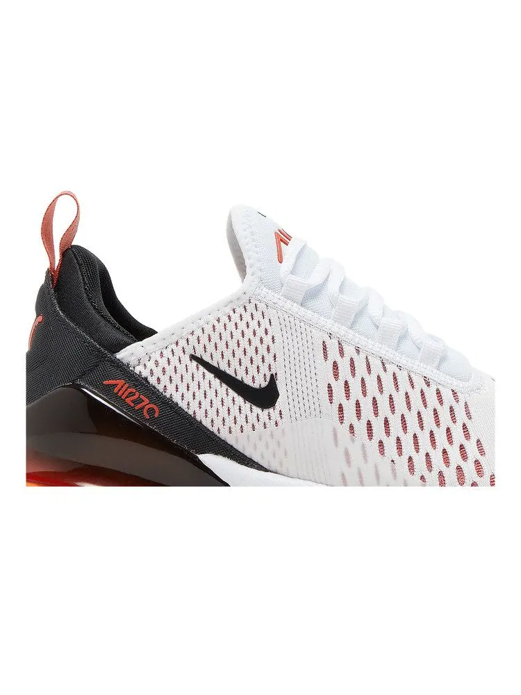 Кроссовки Nike Wmns Air Max 270 'White Mantra Orange' — изображение 3 из 9, белый/черный/оранжевый