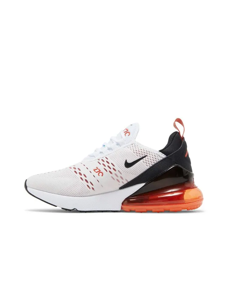 Кроссовки Nike Wmns Air Max 270 'White Mantra Orange' — изображение 4 из 9, белый/черный/оранжевый