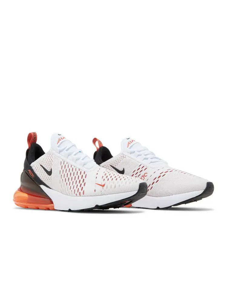 Кроссовки Nike Wmns Air Max 270 'White Mantra Orange' — изображение 9 из 9, белый/черный/оранжевый
