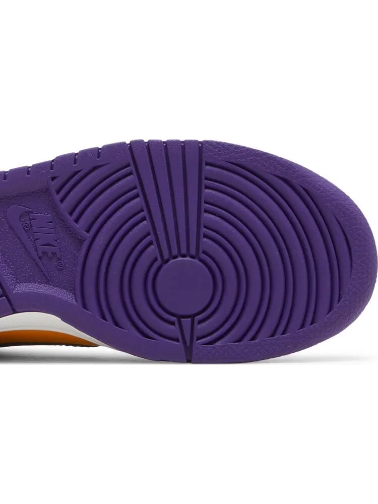 Кроссовки Nike Dunk High GS 'Lakers' — изображение 5 из 8, фиолетовый