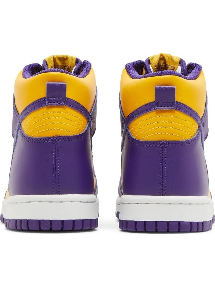 Кроссовки Nike Dunk High GS 'Lakers' — изображение 6 из 8, фиолетовый