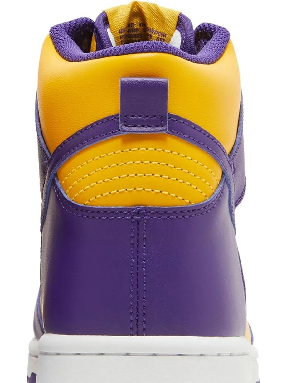 Кроссовки Nike Dunk High GS 'Lakers' — изображение 7 из 8, фиолетовый
