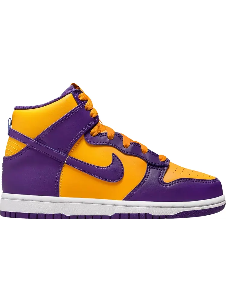Кроссовки Nike Dunk High PS 'Lakers' — изображение 1 из 1, фиолетовый