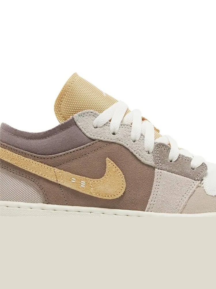 Кроссовки Air Jordan 1 Low SE Craft GS 'Inside Out - Taupe Haze' — изображение 2 из 4, загар